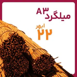 میلگرد آجدار ابهر 22 A3 شاخه 12 متری کارخانه