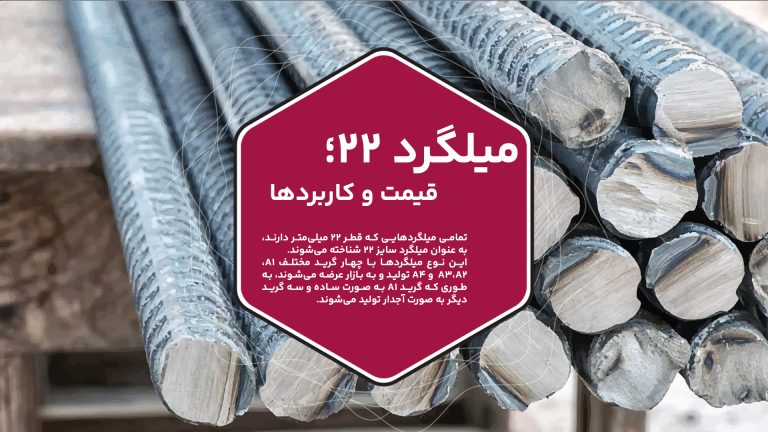 آهن وان شما را با ویژگی ها و کاربردهای میلگرد 22 آشنا میکند