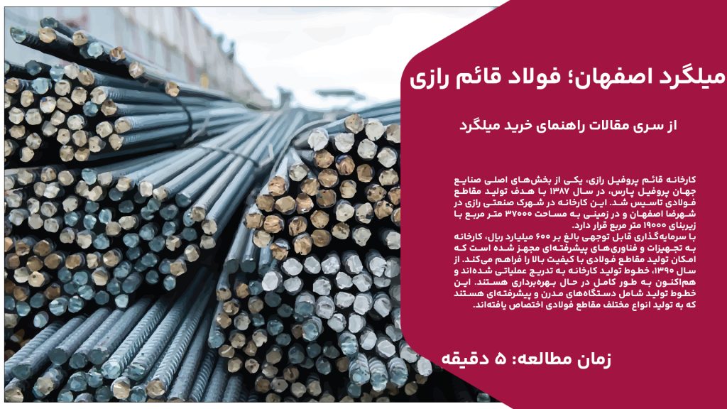 کارخانه قائم پروفیل رازی، یکی از بخش‌های اصلی صنایع جهان پروفیل پارس، در سال ۱۳۸۷ با هدف تولید مقاطع فولادی تاسیس شد. این کارخانه در شهرک صنعتی رازی در شهرضا اصفهان و در زمینی به مساحت ۳۷۰۰۰ متر مربع با زیربنای ۱۹۰۰۰ متر مربع قرار دارد. با سرمایه‌گذاری قابل توجهی بالغ بر ۶۰۰ میلیارد ریال، کارخانه به تجهیزات و فناوری‌های پیشرفته‌ای مجهز شده است که امکان تولید مقاطع فولادی با کیفیت بالا را فراهم می‌کند. از سال ۱۳۹۰، خطوط تولید کارخانه به تدریج عملیاتی شده‌اند و هم‌اکنون به طور کامل در حال بهره‌برداری هستند. این خطوط تولید شامل دستگاه‌های مدرن و پیشرفته‌ای هستند که به تولید انواع مختلف مقاطع فولادی اختصاص یافته‌اند