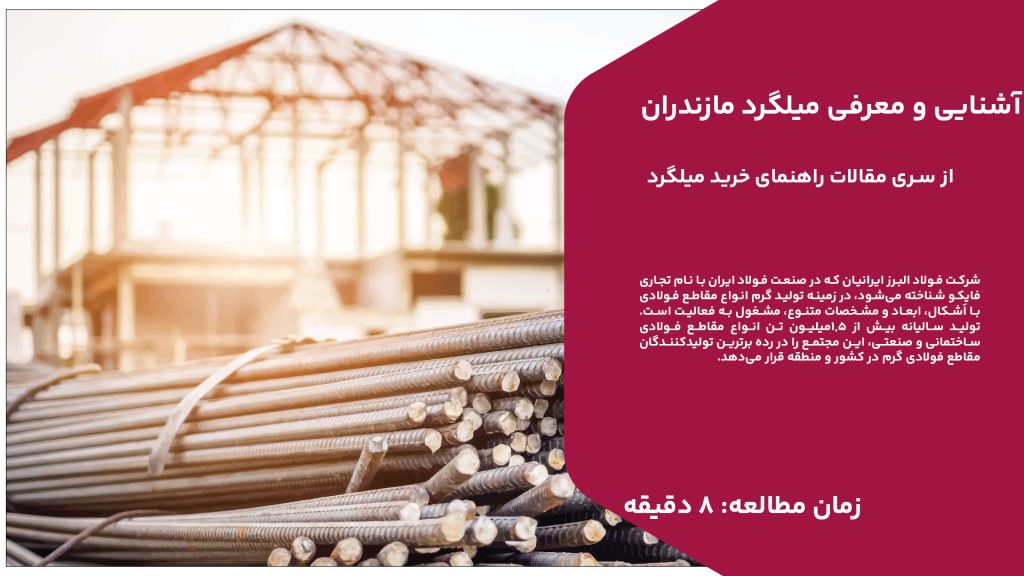 شرکت فولاد البرز ایرانیان که در صنعت فولاد ایران با نام تجاری فایکو شناخته میشود، در زمینه تولید گرم انواع مقاطع فولادی با اَشکال، ابعاد و مشخصات متنوع، مشغول به فعالیت است. تولید سالیانه بیش از ۱,۵میلیون تن انواع مقاطع فولادی ساختمانی و صنعتی، این مجتمع را در رده برترین تولیدکنندگان مقاطع فولادی گرم در کشور و منطقه قرار میدهد