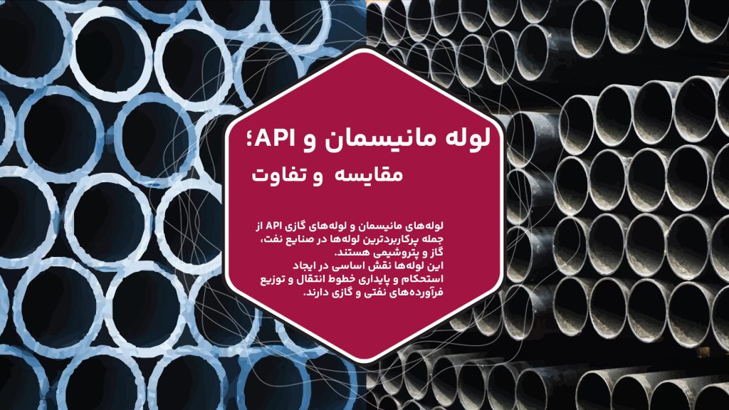 لوله‌های مانیسمان و لوله‌های گازی API از جمله پرکاربردترین لوله‌ها در صنایع نفت، گاز و پتروشیمی هستند