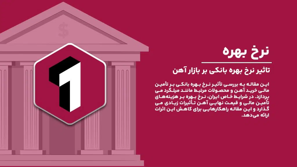 این مقاله به بررسی تأثیر نرخ بهره بانکی بر تأمین مالی خرید آهن و محصولات مرتبط مانند میلگرد می‌پردازد. در شرایط خاص ایران، نرخ بهره بر هزینه‌های تأمین مالی و قیمت نهایی آهن تأثیرات زیادی می‌گذارد و این مقاله راهکارهایی برای کاهش این اثرات ارائه می‌دهد.