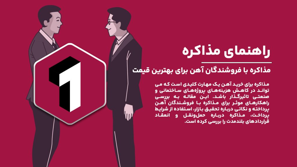 راهنمای مذاکره با فروشندگان آهن برای بهترین قیمت؛ راهکارهایی برای دستیابی به بهترین قیمت خرید آهن در ایران