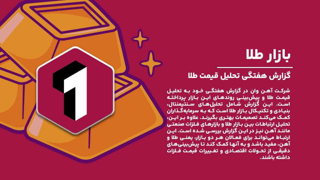 تحلیل قیمت طلا و روندهای اقتصادی توسط شرکت آهن وان برای فعالان بازار فلزات.